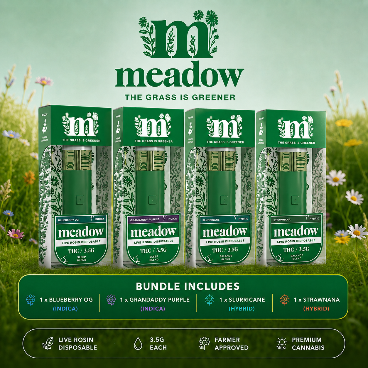 All Indica Disposables Bundle