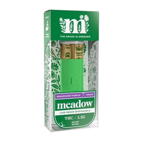 Grandaddy Purple Relief Blend THC 3.5G Disposable – Meadow Hemp